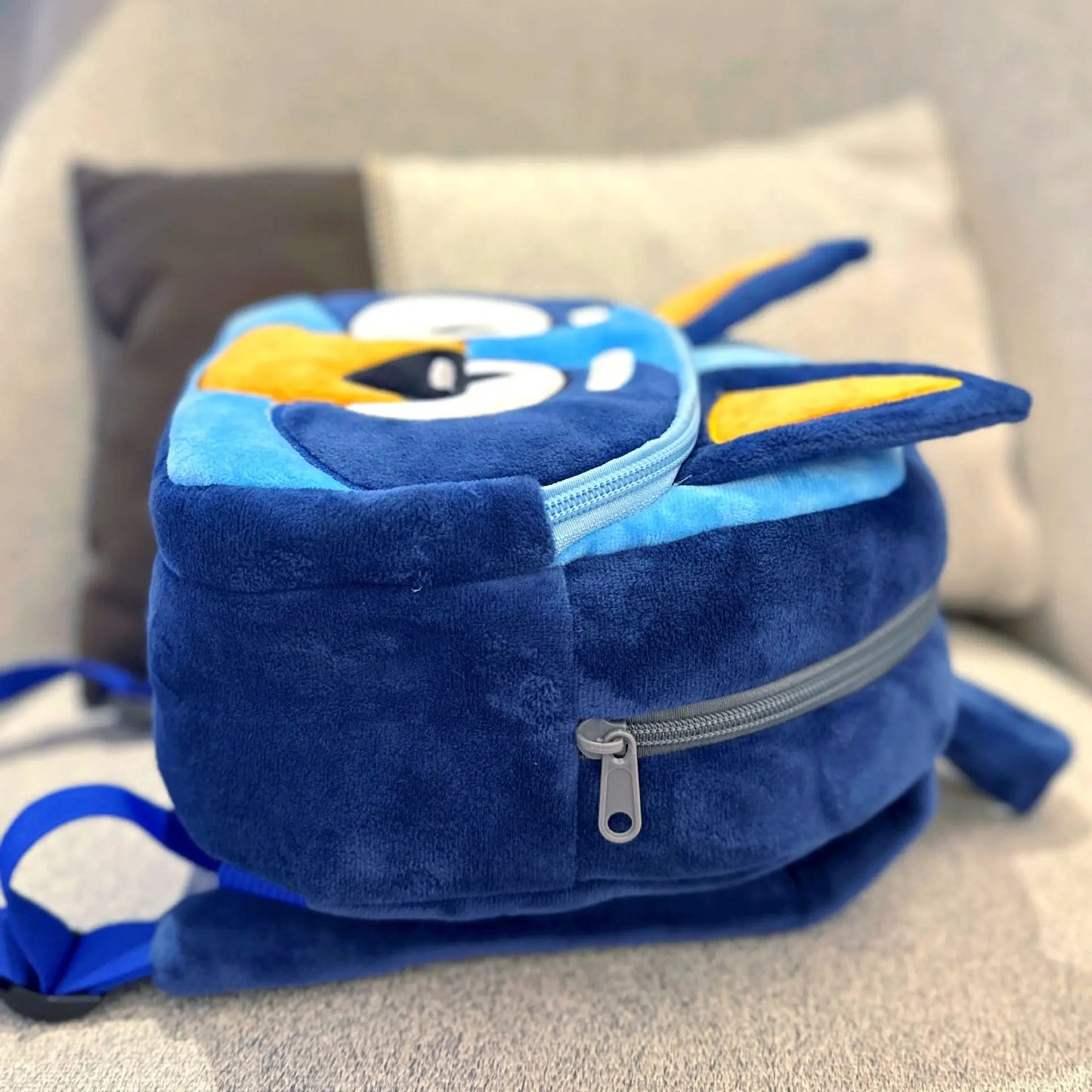 Moose Bluey Kindergarten Children Schoolbag Cartoon Bluey Family Plush Backpack Picnic And Travel Photo Snack Bag Children Gifts