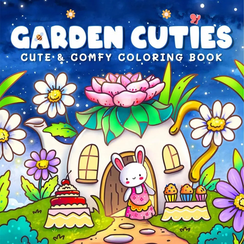Creative Cartoon Coloring Book Stress Relief Educational Paperback Painting Gift Graffiti Painting Book for Adults And Teens