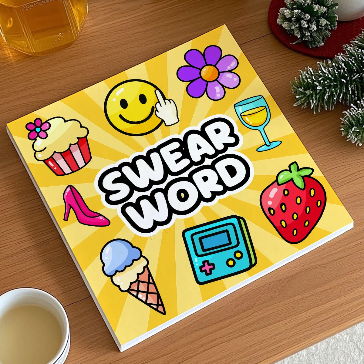 SWEAR WORD Coloring Books For Adults And Teens Featuring Cute Puppies Cartoon Coloring Books To Relax In A Cozy Hygge Moment