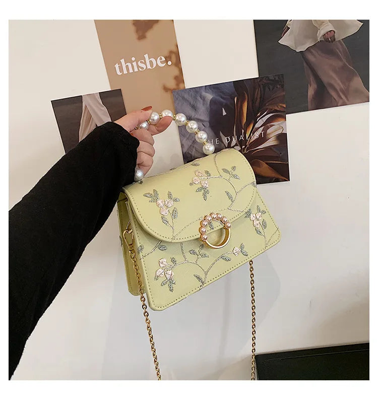 NEWEST Shell Beads Bags Fashion Sweet Bag Women's Handbags Lace Wedding Chic Lady Chain Women Shoulder Crossbody Bag