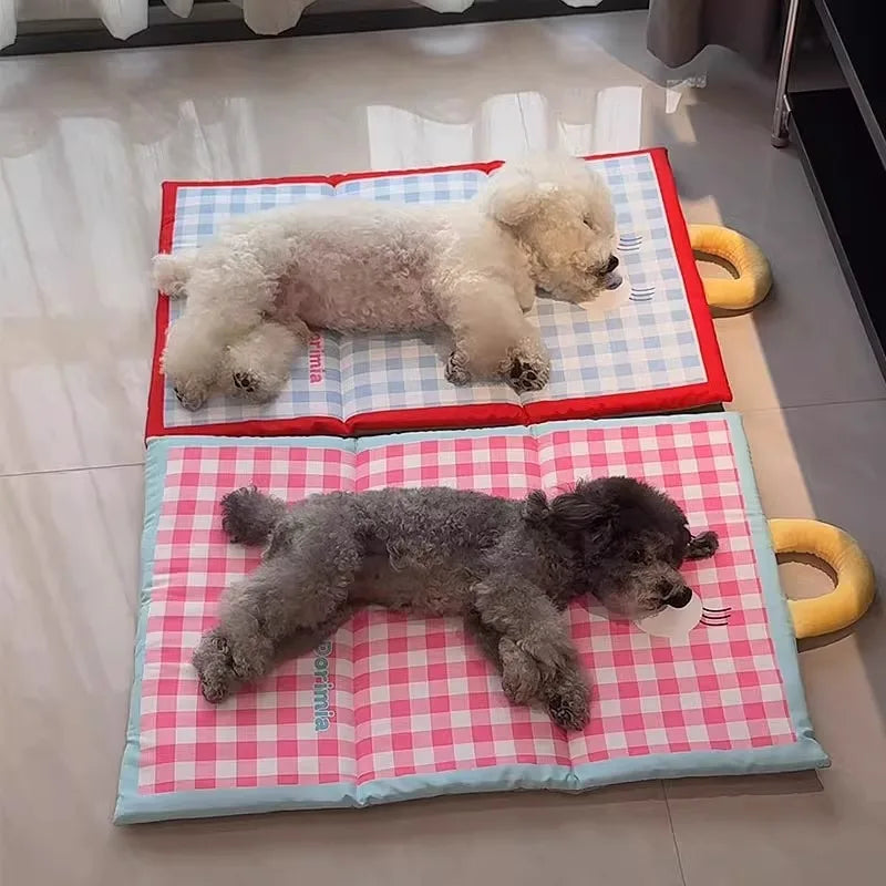 Upgraded 2025 Dog & Cat Pet Sleep Pad bed - Waterproof Anti-Slip Foldable Multi-Function Outdoor/Indoor