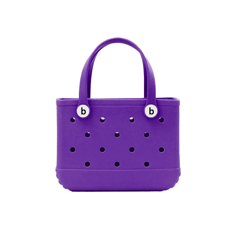 Bogg Bag Mini Childs Beach Rubber Tote Bags XL L M Size EVA Waterproof Summer Storage Basket Women Shopping Bag Kid Beach Bag