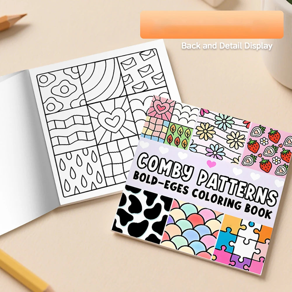 Coloring Book for Kids & Adults: Large Drawing Sketchbook with Blank Pages, Perfect for Sketching, Art Supplies 