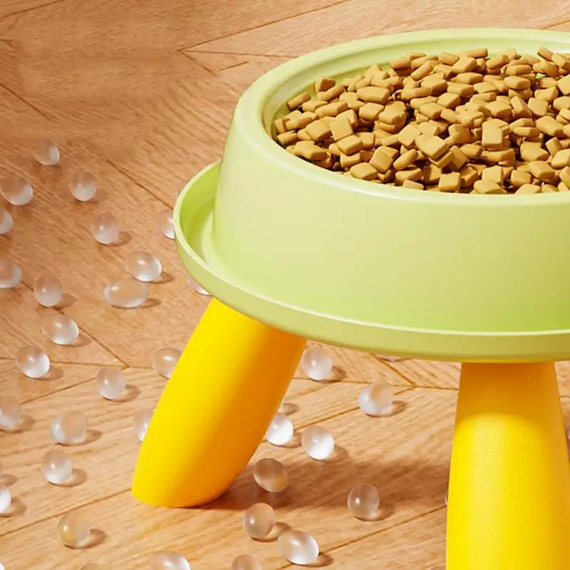 Fashionable Pet Feeding Bowl for Cats Dogs high Legged Bowl Anti-Vomit Pet Feeder Raised Kitten Dish for Puppy Daily Use