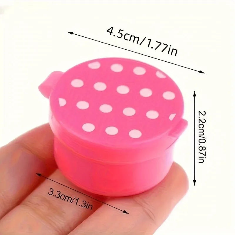 4Pcs Portable Mini Soy Sauce Bottles Lunch Box AccessoriesTravel-Sized Seasoning Containers for Picnic, Office, and Outdoor Use