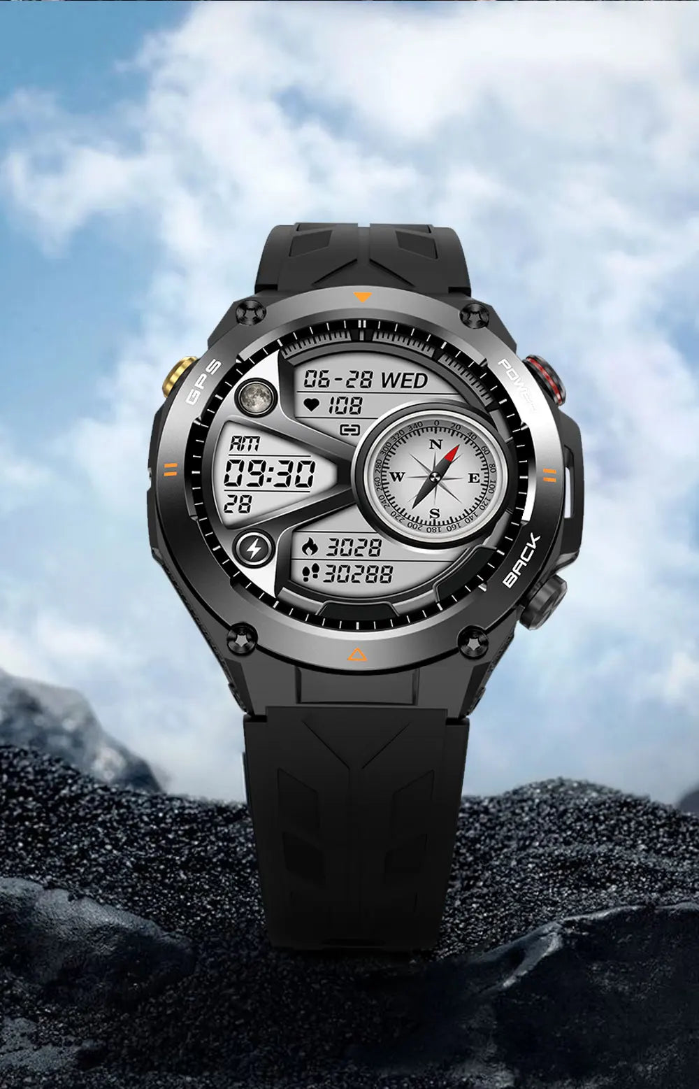 2025 New For Xiaomi GPS Sports Smart Watch Men Waterproof Fitness Trackr Bluetooth call 650Mah Battery Smartwatch Woman Bracelet