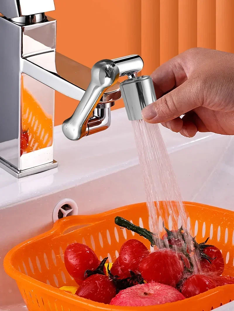 Universal 1080° Rotation Faucets Extender Sprayer Head Kitchen Robot Arm Extension Faucet Aerator Mixer Bubbler Water Tap Nozzle
