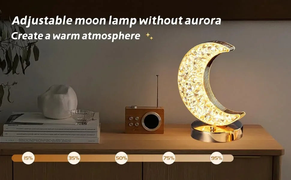 Star Moon Desk Lamp LED Decorative Lighting Night Light USB Rechargeable Bedside Atmosphere Light Moon Star Night Light