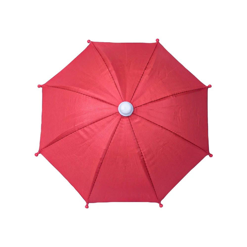 1PC Style Colorful Plastic Mini Umbrella Rain Gear Toy Umbrella Baby Toy Girl Gift Doll Embellishment Doll Clothing Decoration