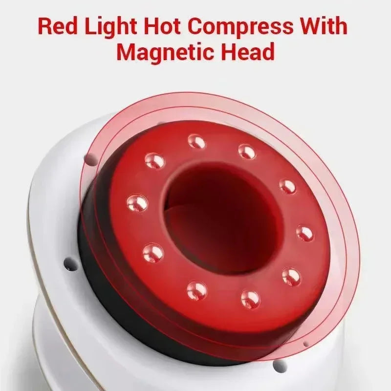 Home Electric Guasha Scraping Massage Cupping Body Massager Vacuum Cans Suction Cup Heating Fat Burner Anti-cellulite Massager