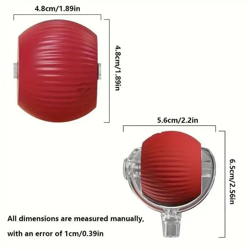 Smart Interactive Cat Toys Ball Automatic Rolling Ball with Faux Tail USB Rechargeable Electric Pet Toy for Teaser and Training