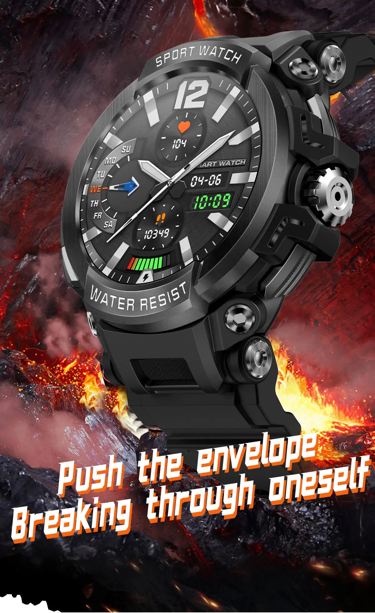 2025 New Men Smartwatch 1.5" HD Screen Military Watch Call IP68 Waterproof 100 Sport Modes Smart Watch with 600mAh Large Battery