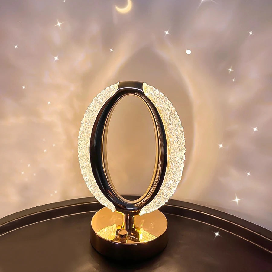 Star Moon Desk Lamp LED Decorative Lighting Night Light USB Rechargeable Bedside Atmosphere Light Moon Star Night Light