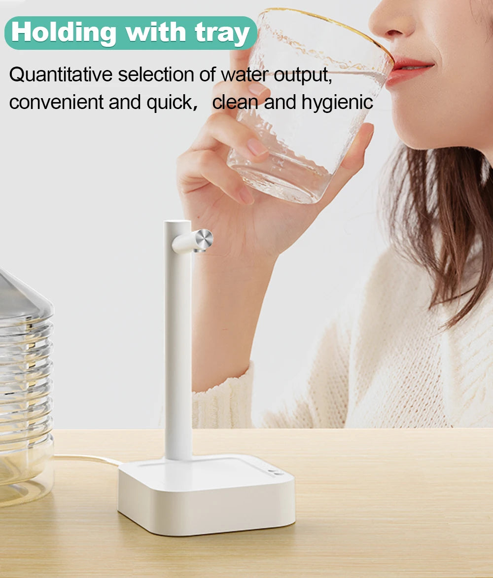 Water Gallon Pump Portable Electric Water Dispenser for Household Camping Smart Automatic Drinking Water Bottle Gallon Pump