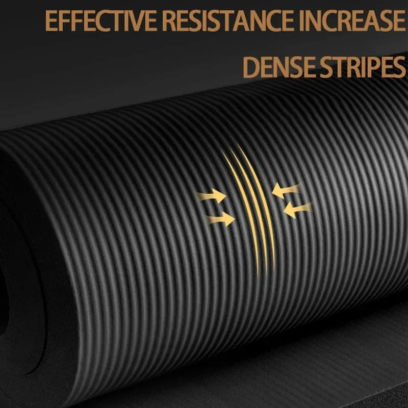 15/20mm Thick NBR Yoga Mat Moisture-proof Outdoor Non-Slip Durable Camping Picnic Mat 200x80cm Exercise Gym Fitness Workout