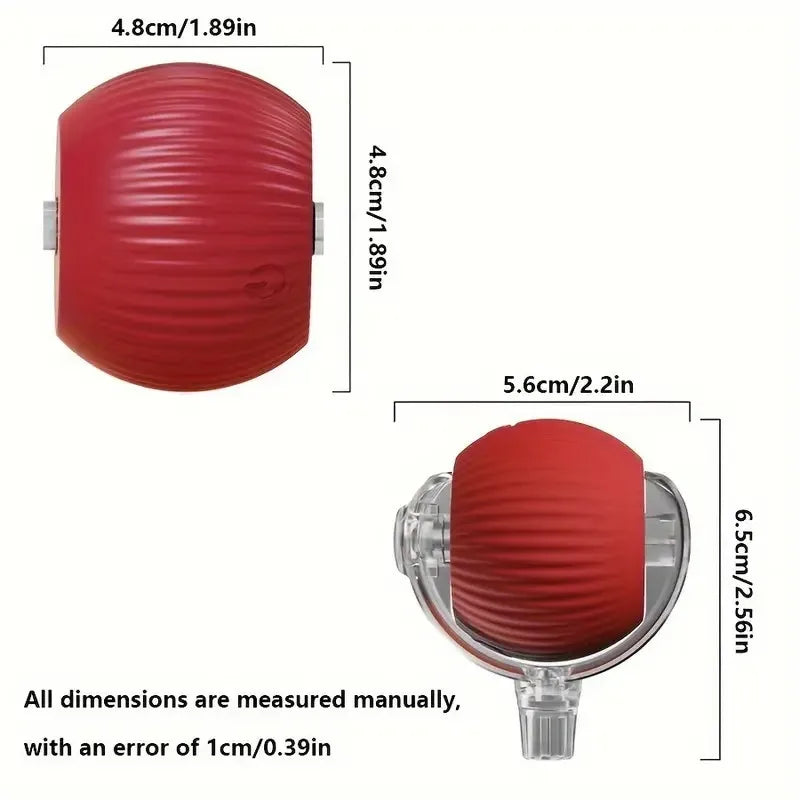 Smart Interactive Cat Toys Ball Auto Electric Rolling Ball Toys for Cat Kitty Pet Automatic Training USB Rechargeable Cat Toy
