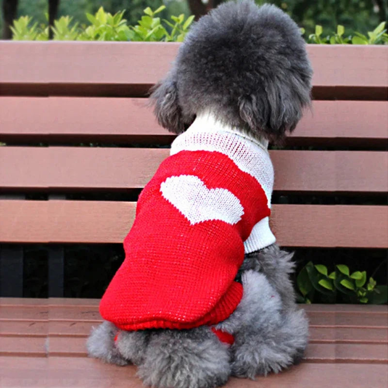 Christmas Cat Dog Sweater Pullover Winter Dog Clothes for Small Dogs Chihuahua Yorkies Puppy Jacket Pet Clothing ubranka dla psa