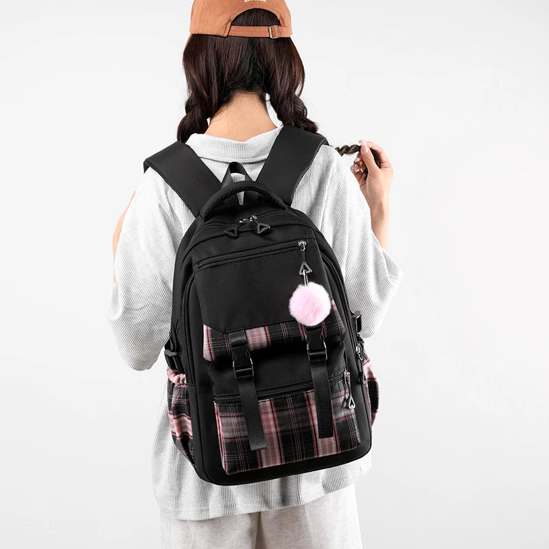 2025 Movie Print Children School Backpack KPop Demon Hunters Multi-function Knapsack Bag Students Girls New Fashion Schoolbag