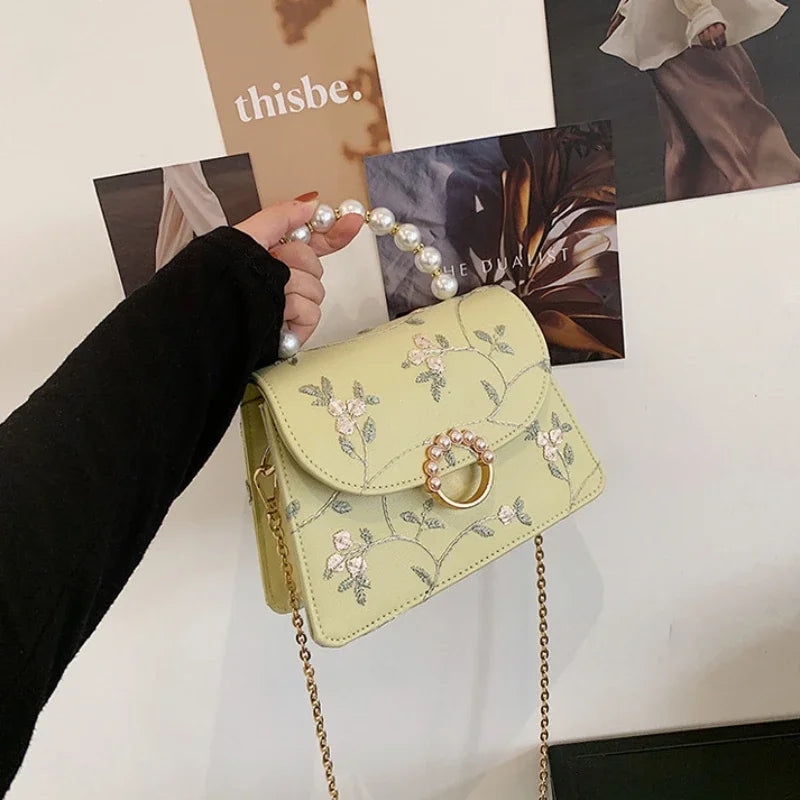 NEWEST Shell Beads Bags Fashion Sweet Bag Women's Handbags Lace Wedding Chic Lady Chain Women Shoulder Crossbody Bag