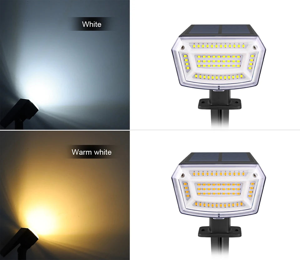 Garden Solar Lights Outdoor Waterproof Solar Powered Lamp Patio Backyard Lawn Light Lanscape Night Lighting Decoration
