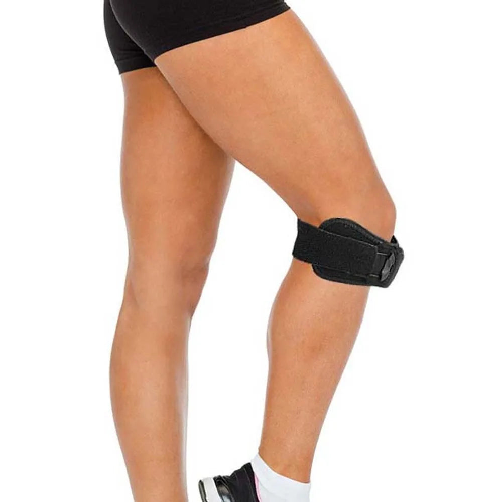 Adjustable Knob Sports Knee Guard Band Protecting Meniscus Prevent Ligament Strain Patellar Strap Knee Pads Booster Pressure