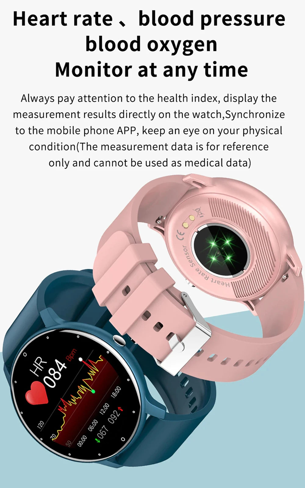 ZL02 Smart Watch Full Touch Screen Sport Fitness Watch IP67 Waterproof Bluetooth Rechargeab Smartwatch Gifts For Men and Women