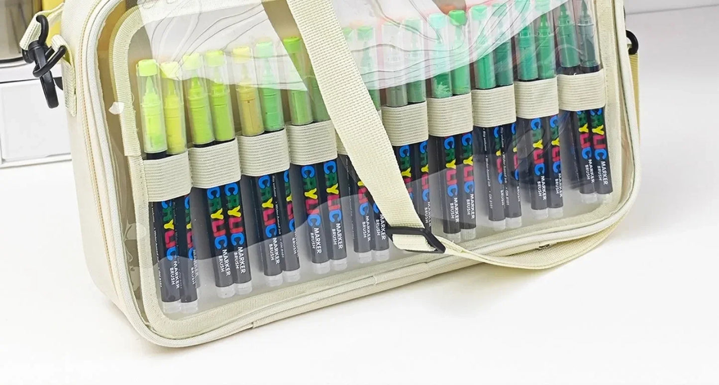 168-288 Colors Liquid Acrylic Marker Pens,Brush Soft Tip Juicy Ink Art Supplies For Students,GuangNa Stationery School Supplies