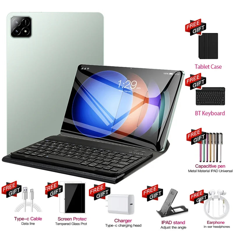 2025 nuevo Original Pad 7S Pro Tablet PC10.1 Snapdragon 8 Gen2 Android14 pulgadas Mi Tab 22GB+2TB Dual SIM 5G WiFi GPS tabletas