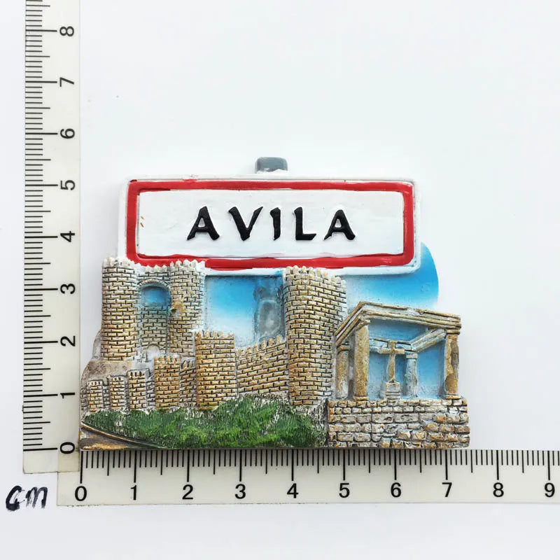 Europe Spain 3D Refrigerator Magnet Tourist Souvenirs Stickers,Home & Kitchen Decoration Fridge Magnet Message Sticker