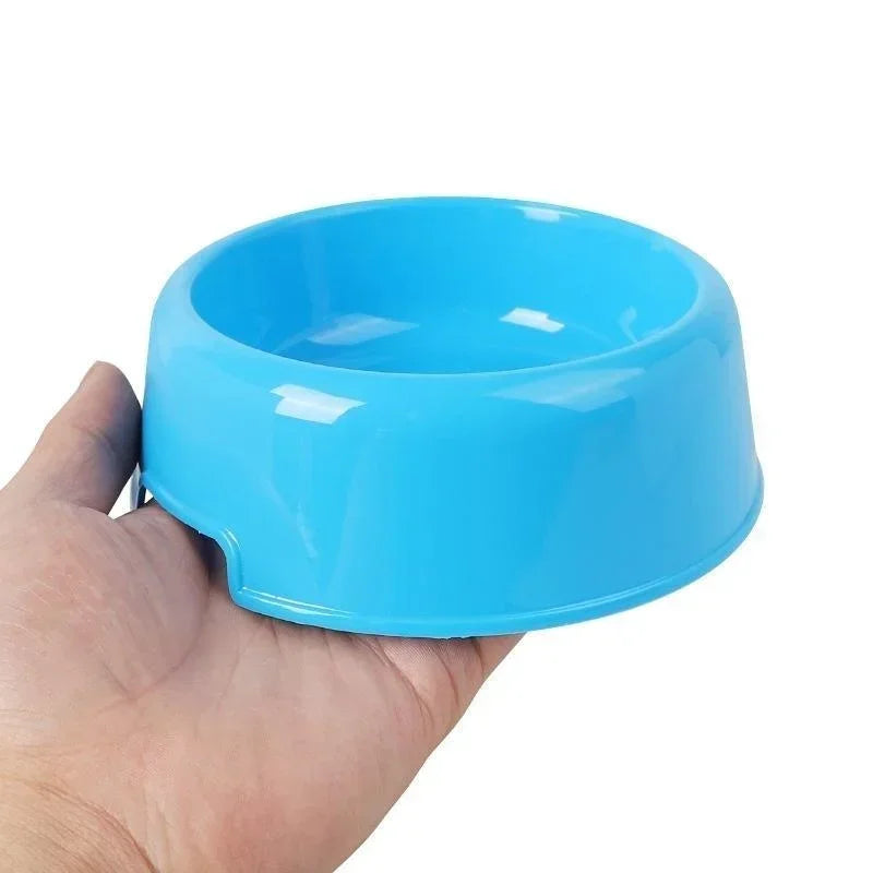 Pet Bowls Dog Cat Plastic Food Feeding Water Dish Bowl Feeder Pet Supplies товары для собак accesorios para perros