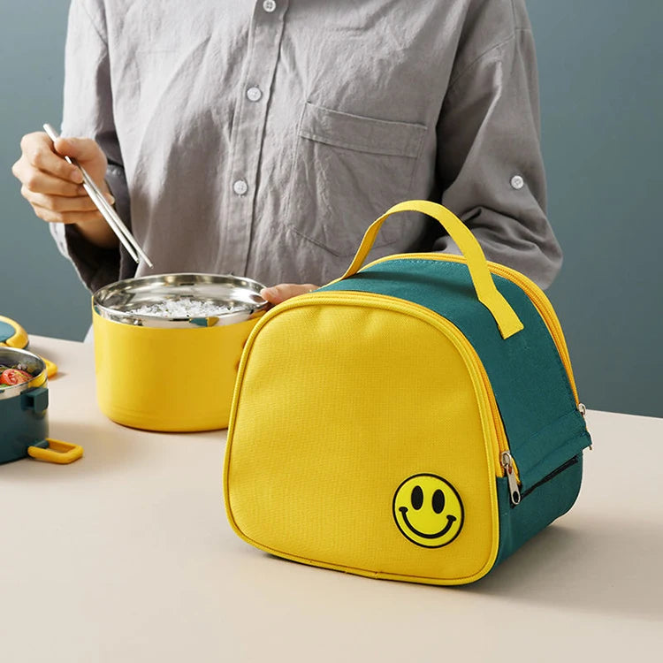 Portable Lunch Box Thermo Insulation Bento Thermos Containers Bento Bag Food Warmer for Kids Food Containers