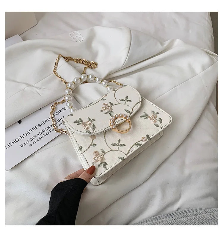 NEWEST Shell Beads Bags Fashion Sweet Bag Women's Handbags Lace Wedding Chic Lady Chain Women Shoulder Crossbody Bag