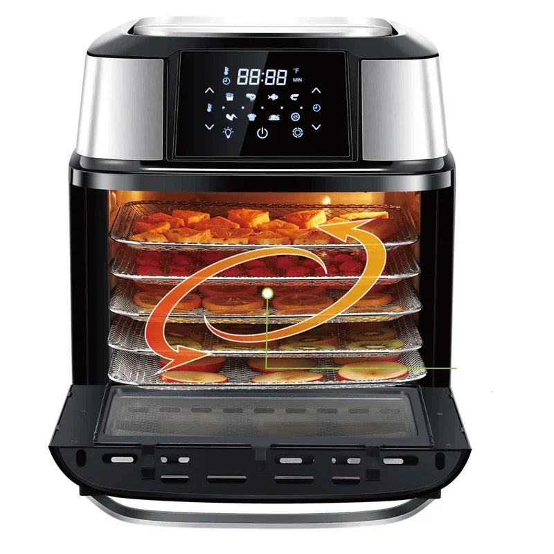 -Air Fryer Oven 12l 15l 16l 18l 23l 24l Smart Air Fryer Digital With Steam Function Stainless Steel Air Fryer Oven