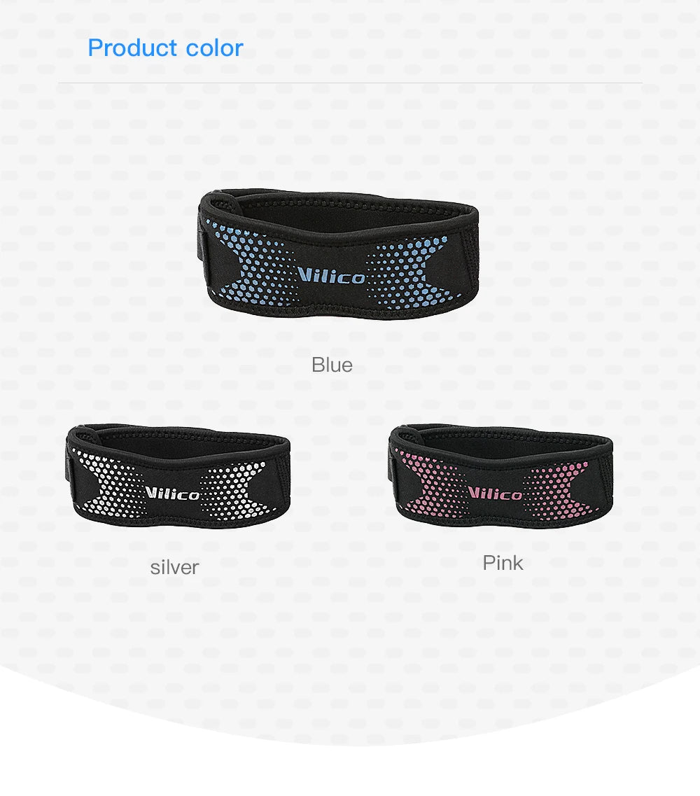 Patella Knee Strap Adjustable Knee Brace Patellar Tendon Stabilizer Support Band for Soccer Basketball Running Jumper Gym Squat