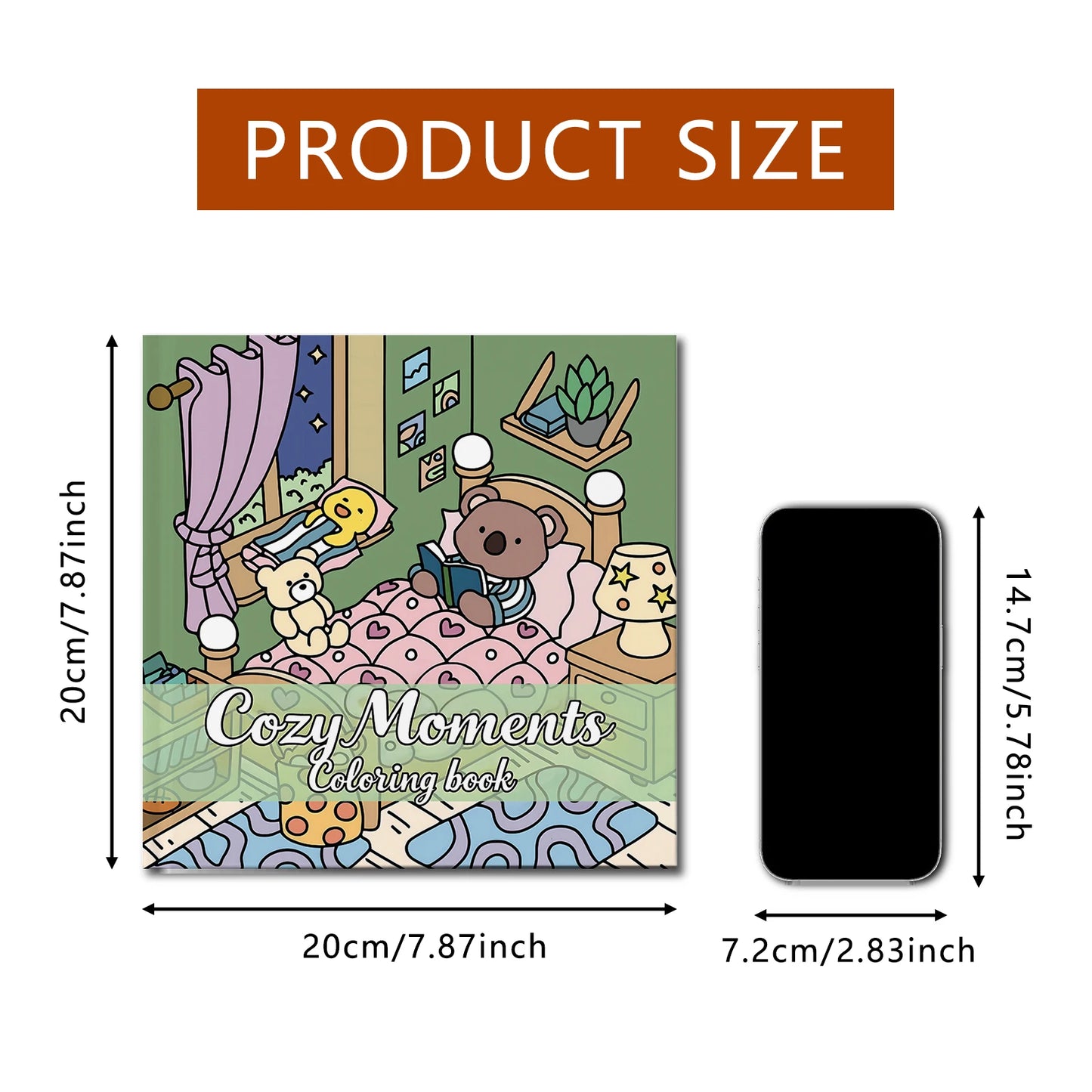 Cozy Friends Coloring Book for Adults and Teens Featuring Cute Cozy Daily Activities Kids Graffiti Book Perfect Gift Birthday