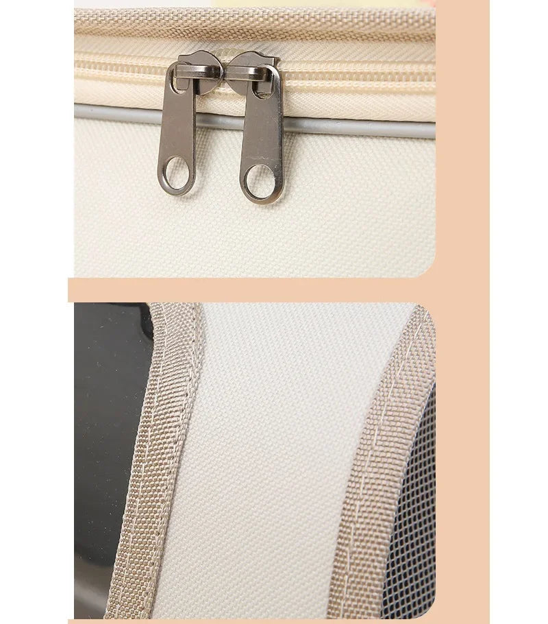 Pet Cat Bag Portable Dog Tote Bag Breathable Dog Backpack Carrier Small Dog Foldable Cat Carrier Large Space Travel TransportBag
