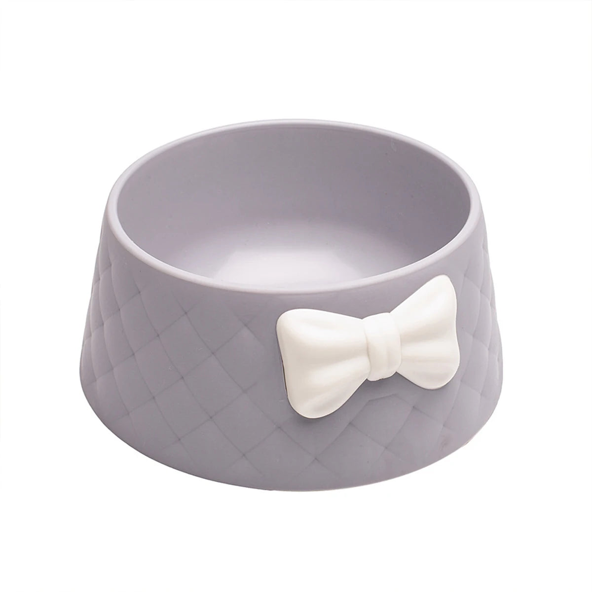 The Macaron bowl with butterfly knot and the bowl is for pets