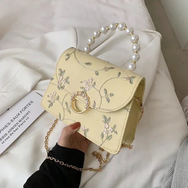 NEWEST Shell Beads Bags Fashion Sweet Bag Women's Handbags Lace Wedding Chic Lady Chain Women Shoulder Crossbody Bag