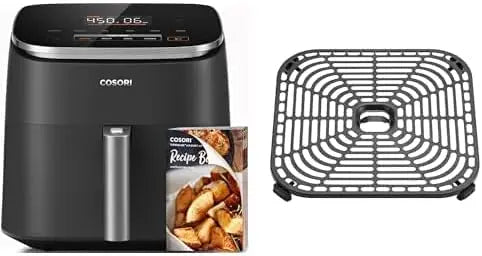 Bundle of Turboblaze 6Qt Air Fryer & Turboblaze 6Qt Air Fryer Original Crisper Tray