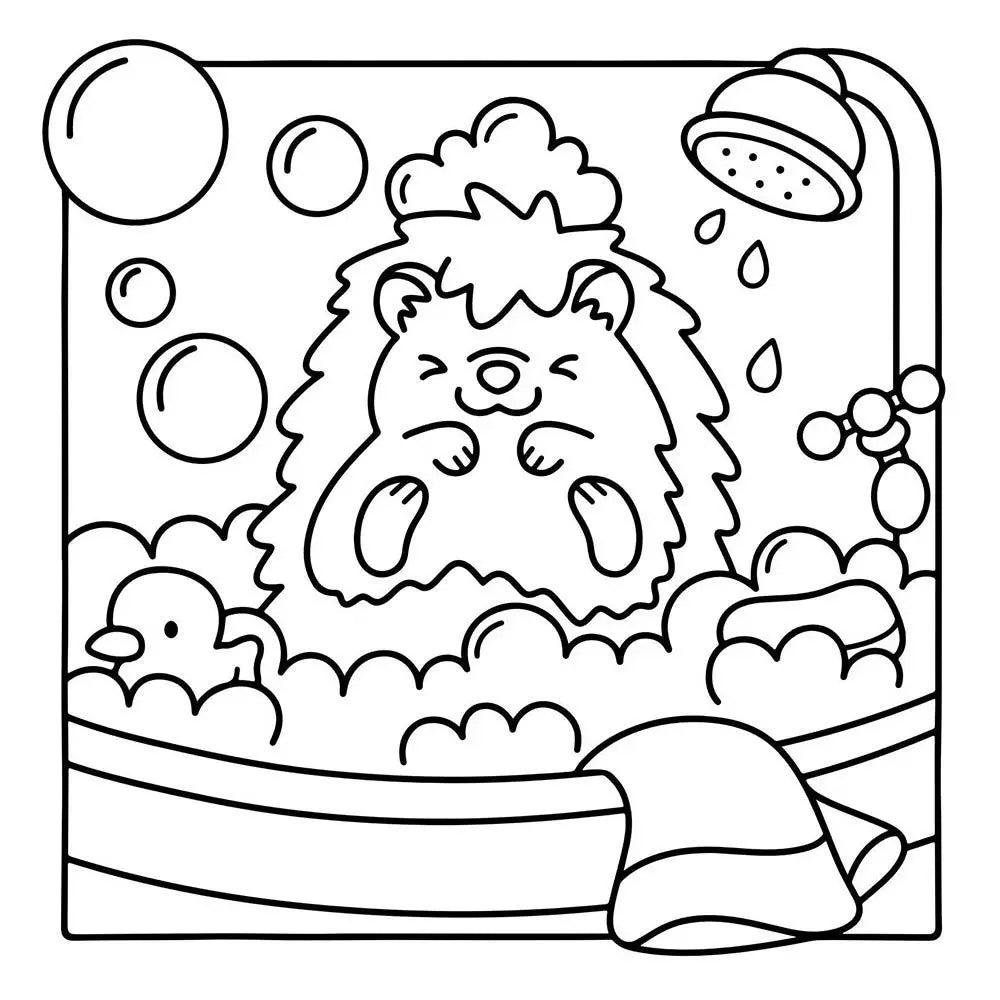 Creative Cartoon Coloring Book Stress Relief Educational Paperback Painting Gift Graffiti Painting Book for Adults And Teens