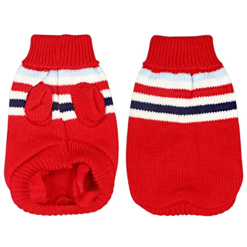 Christmas Cat Dog Sweater Pullover Winter Dog Clothes for Small Dogs Chihuahua Yorkies Puppy Jacket Pet Clothing ubranka dla psa
