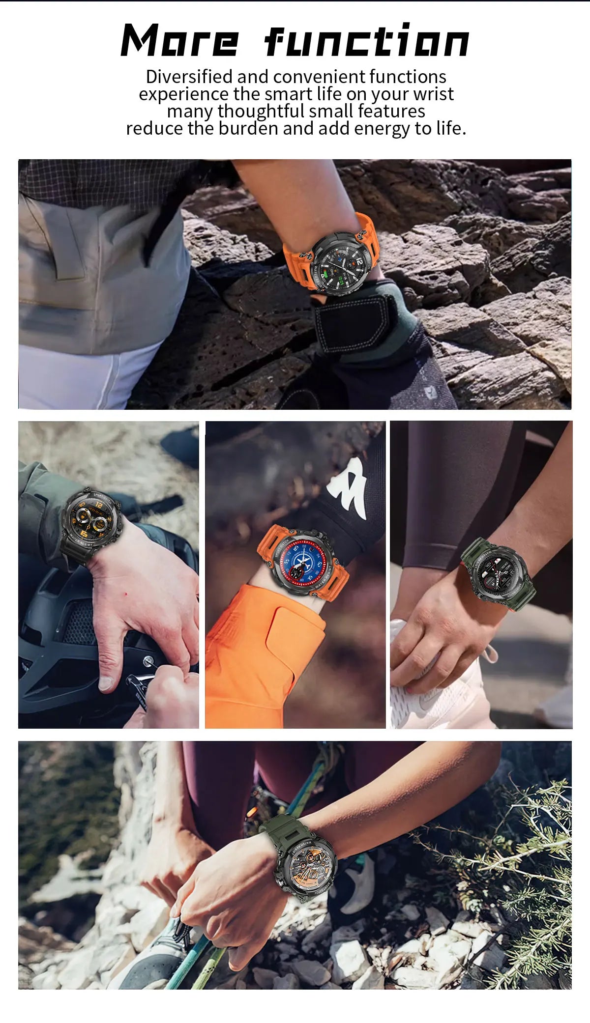 2025 New Men Smartwatch 1.5" HD Screen Military Watch Call IP68 Waterproof 100 Sport Modes Smart Watch with 600mAh Large Battery