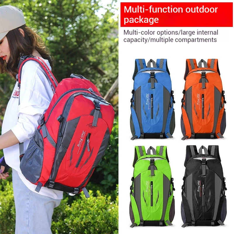 Outdoor Backpack Men's Large Capacity Travel Lightweight Casual Hiking Backpack Sports Waterproof Travel Mountaineering Bag