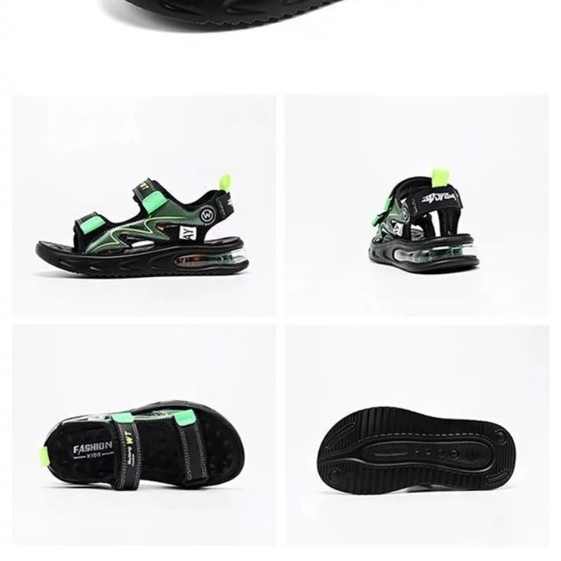 2025 Fashion Kids Sandals Baby Shoes Boy Soft Sole Non-slip Boys Girls Sandals Toddler Children's Shoes Summer Beach 3-14Years