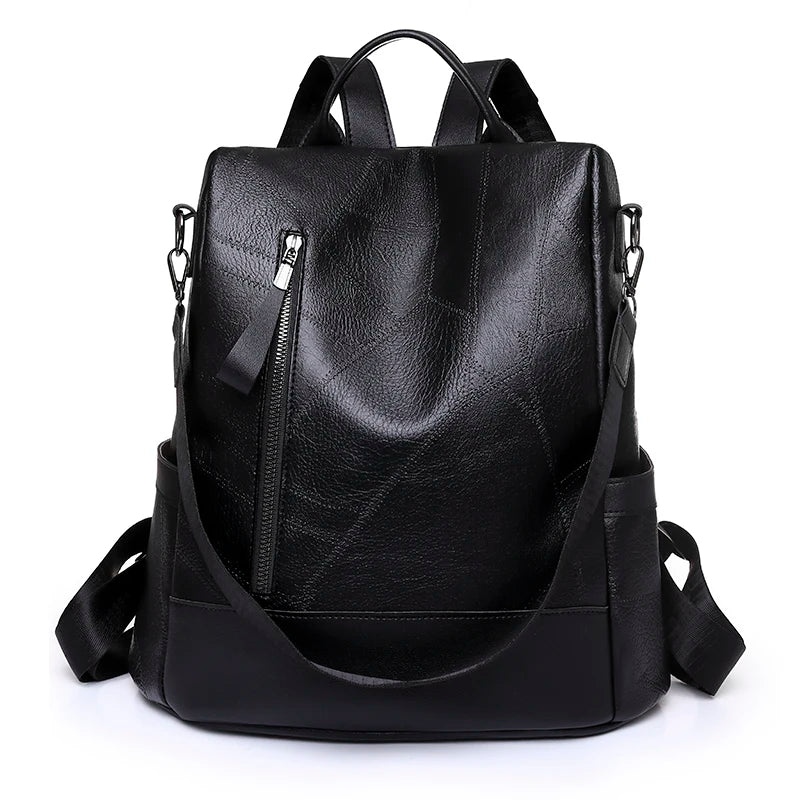 Women's fashionable backpack, shoulder bag, travel multifunctional bag, handbag, handbag, suitable for different scenarios