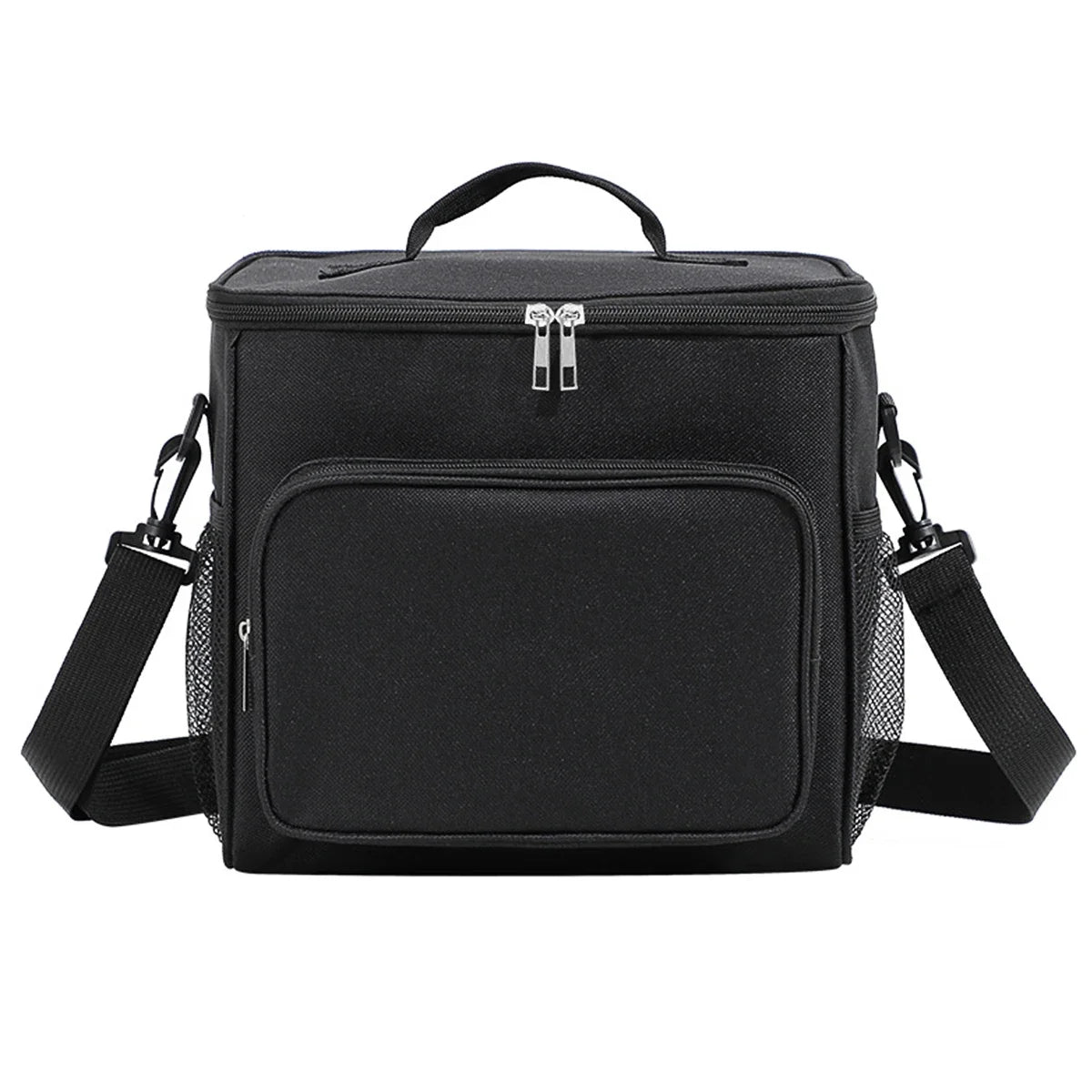 Portable lunch bag food thermal box durable waterproof office cooler lunchbox with adjustable shoulder strap insulated case. ZMT