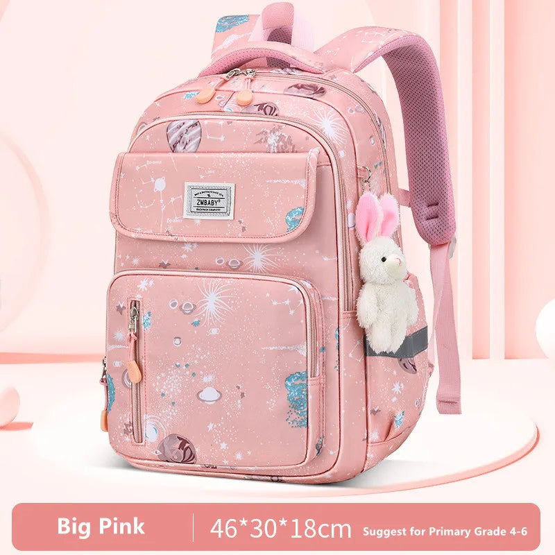 Kawaii School Backpack for Girls Elementary School bag for students Children Gift Pink Purple Bookbag primary girls schoolbag