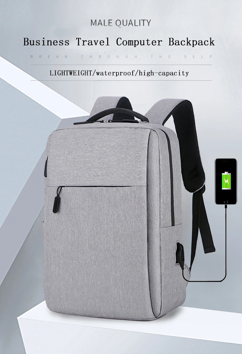 Lightweight Business Laptop Backpack, 13 Inch, 14 Inch, 15 Inch Computer Backpack, MEN'S AND WOMEN'S Travel Backpack, Student BA