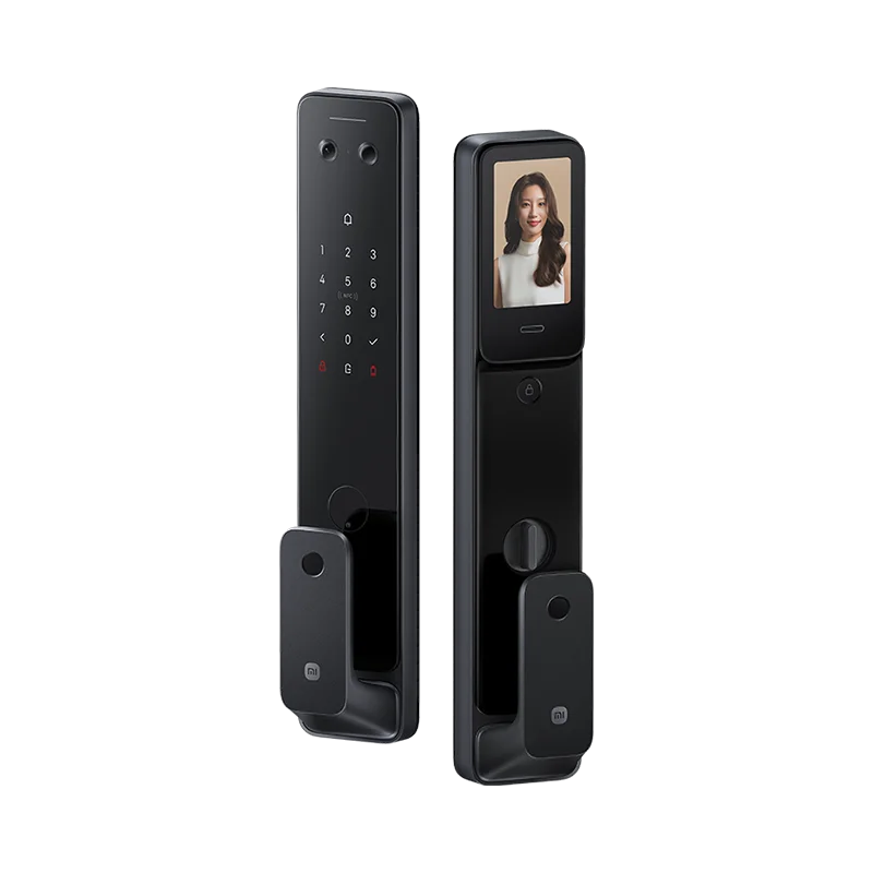 2025 Xiaomi Smart Door Lock 2 Cat Eye Visual Screen Fingerprint Bluetooth NFC Unlock For MiHome Push-pull Lock With Camera