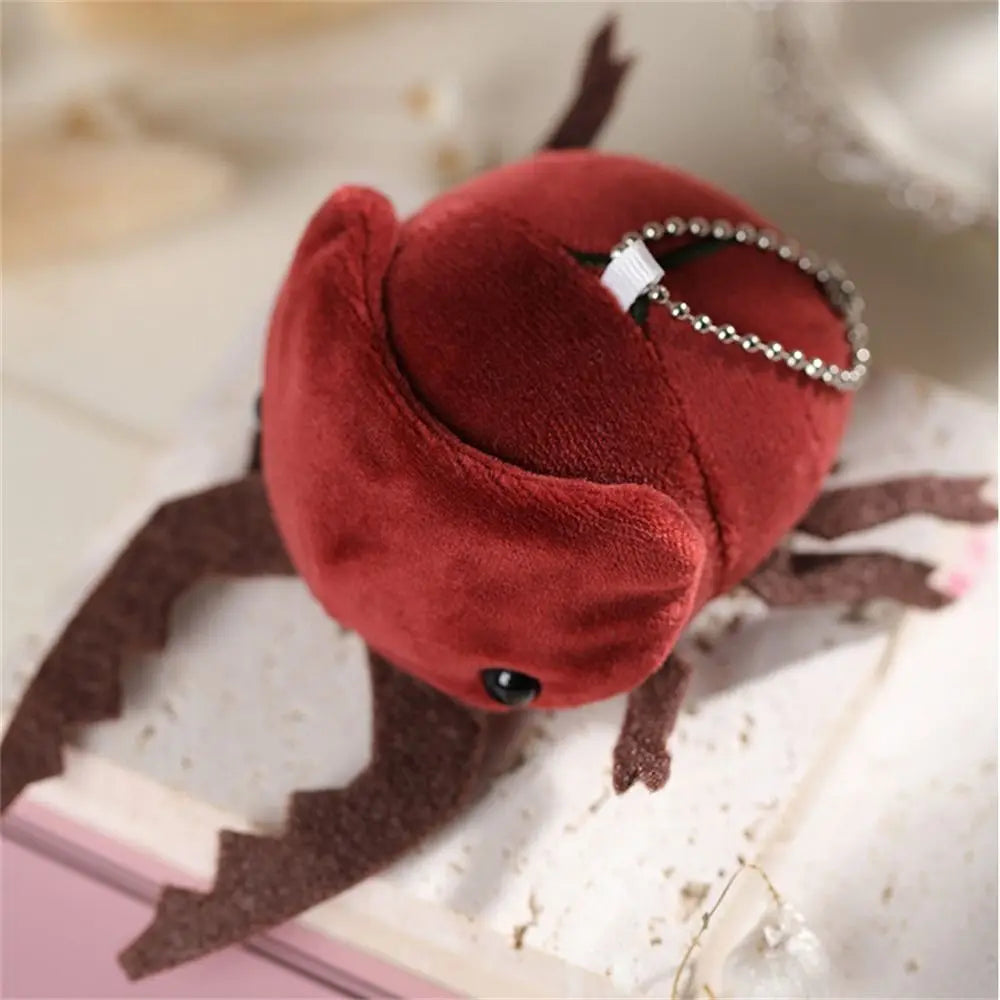 Gift Creative Stuffed Doll Bag Pendant Small Birthday Insect Pendant Insect Keychain Insect Plush Keyring Beetle Plush Doll